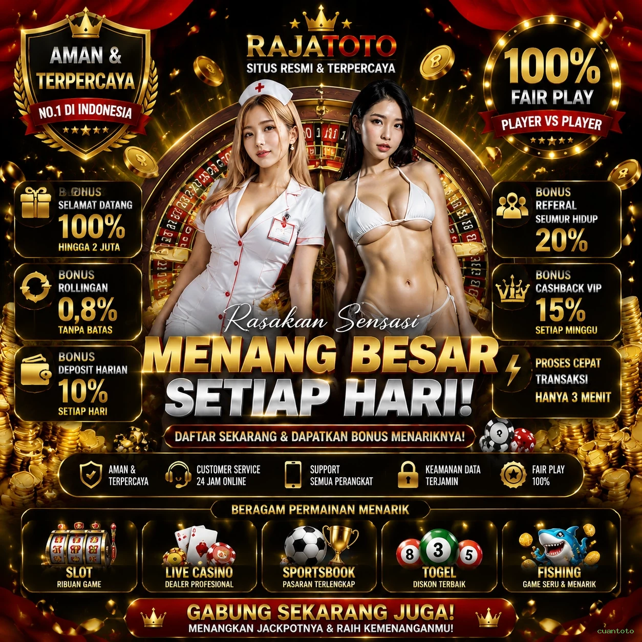 cuantoto Memperkenalkan Permainan Slot yang Menarik