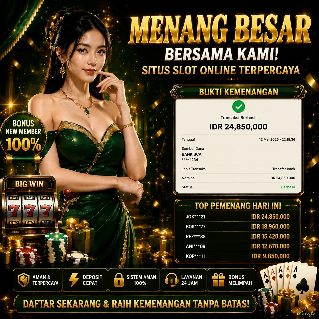 Cara Mendaftar dan Verifikasi Akun di cuantoto