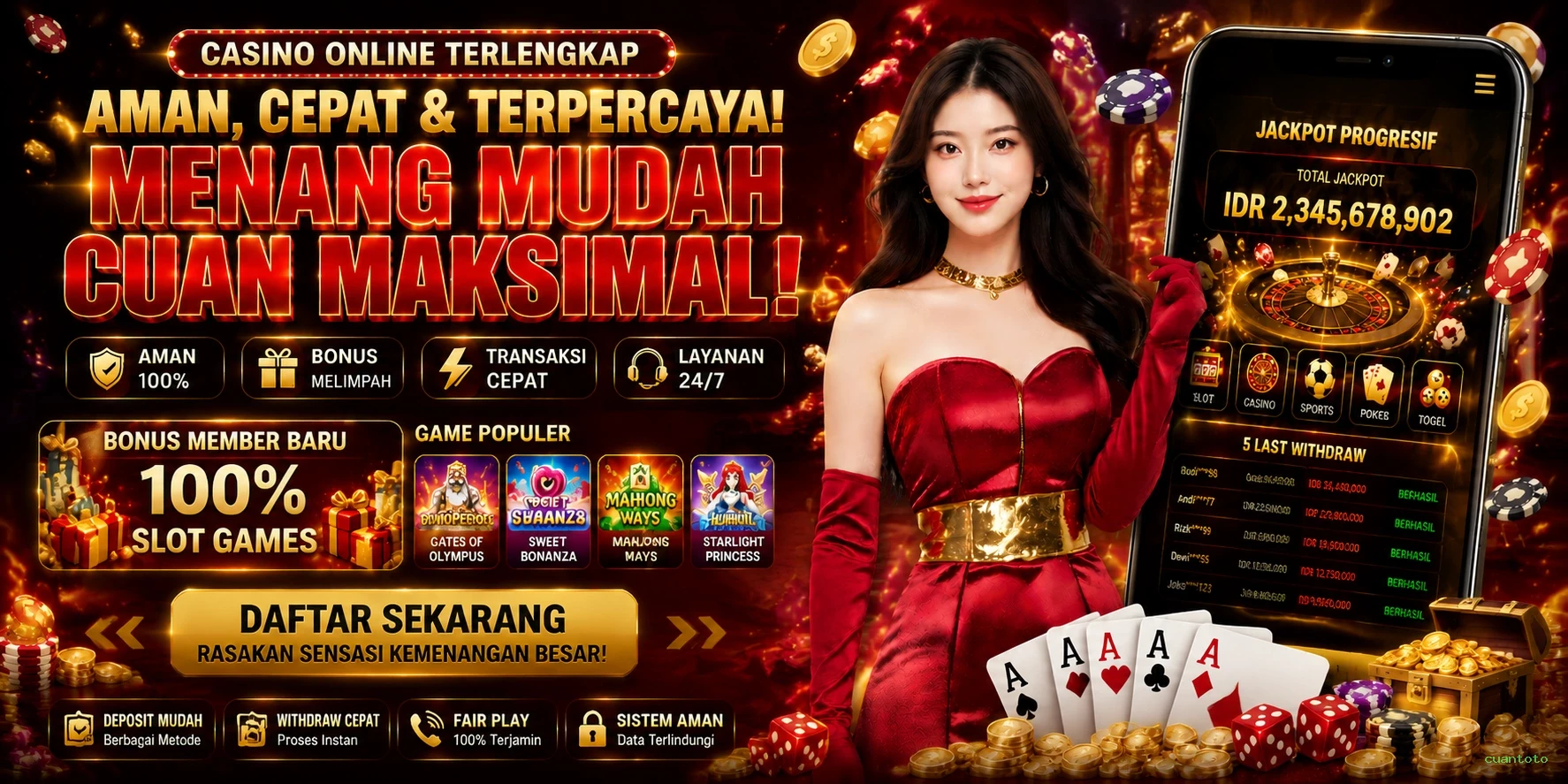 Berbagai Jenis Permainan yang Tersedia di cuantoto