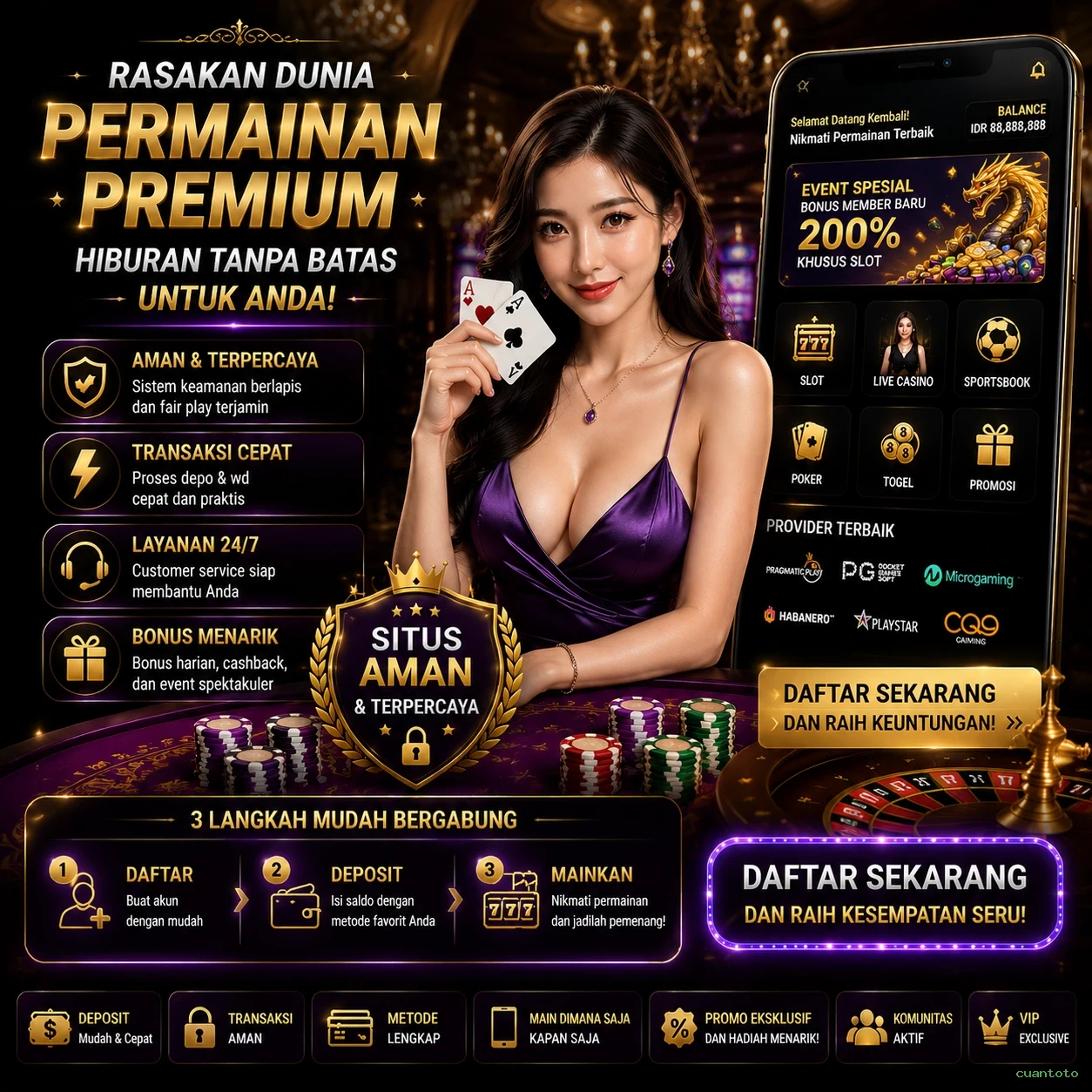 cuantoto Platform Game Terpercaya untuk Pemain Indonesia